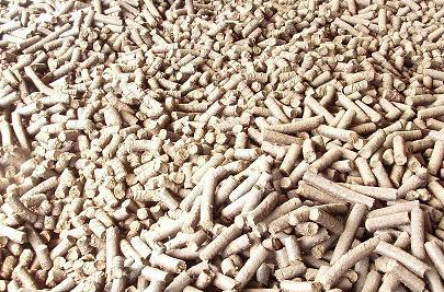 使用吉姆（mǔ）克（kè）羊飼（sì）料顆粒機壓製的顆（kē）粒飼料成品效果